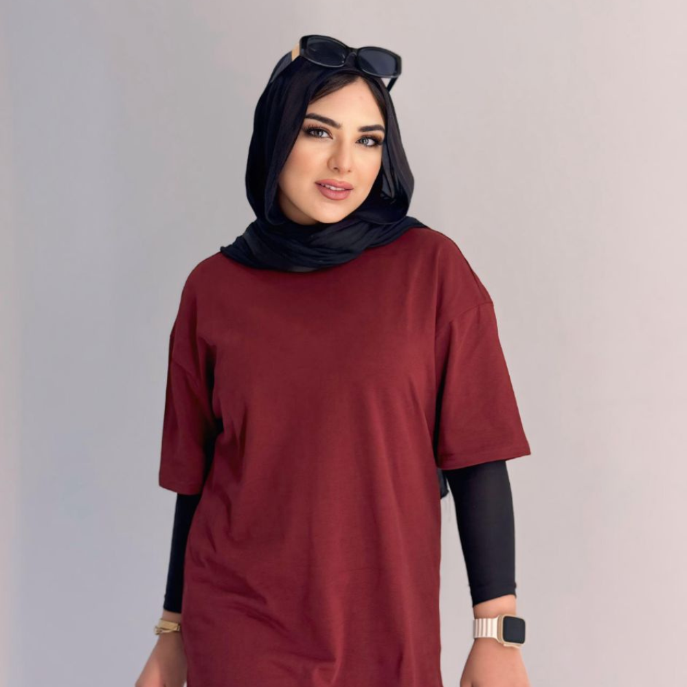 T-shirt Burgundy
