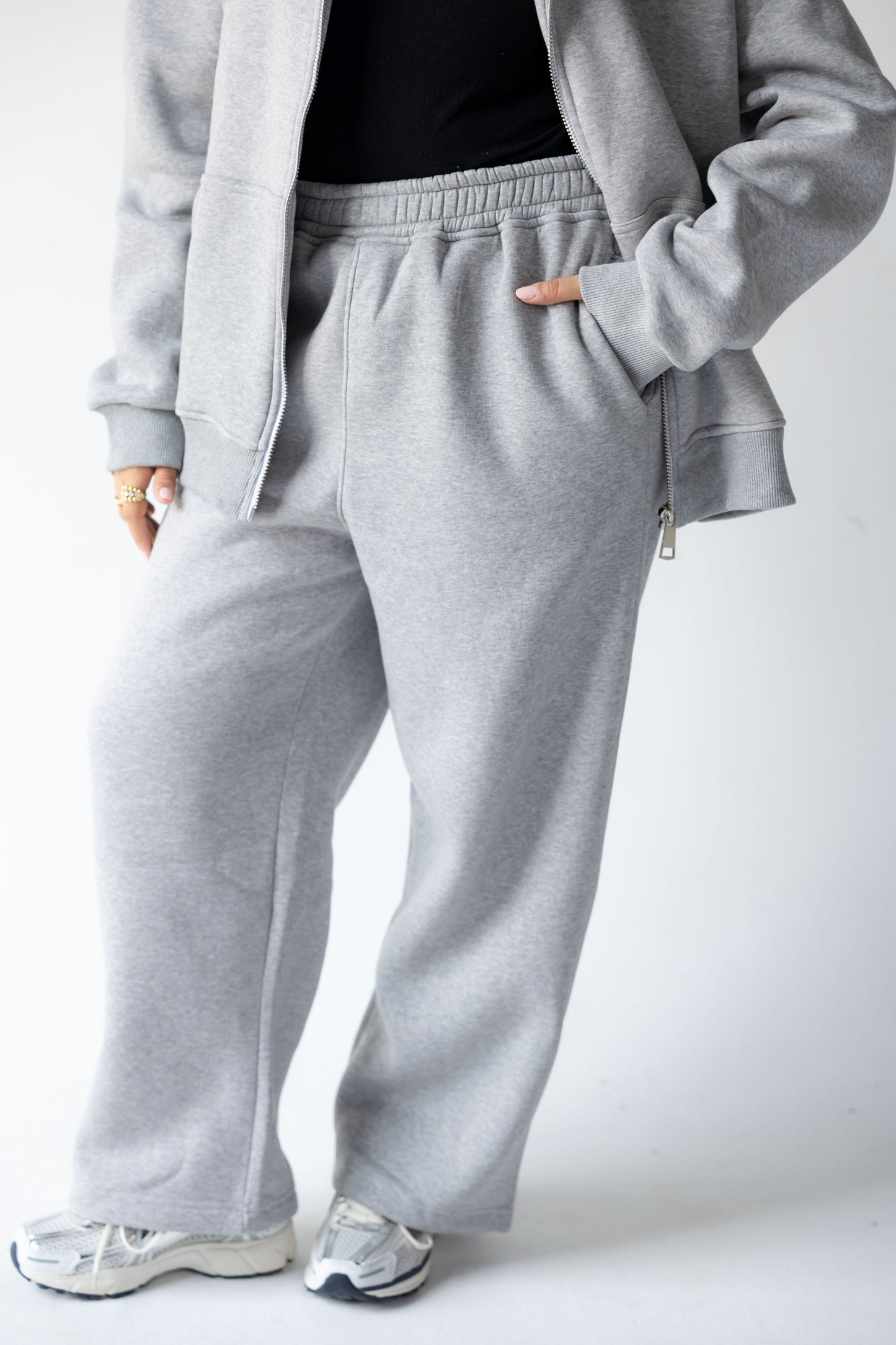 Sweatpants-Gray Melton