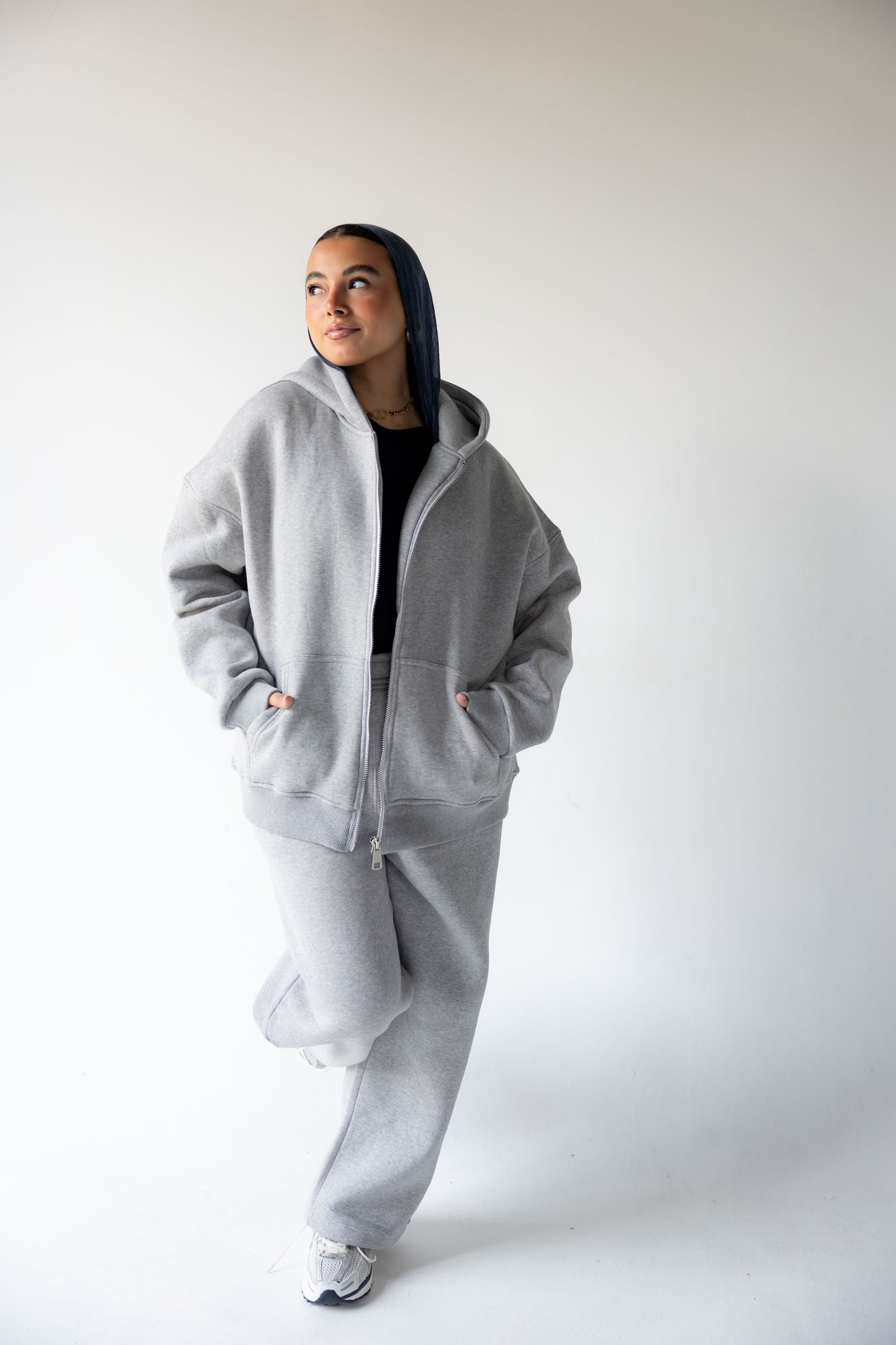 Sweatpants-Gray Melton