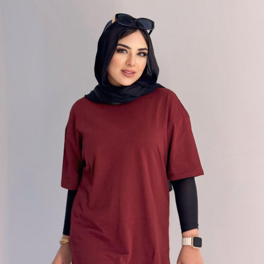 T-shirt Burgundy
